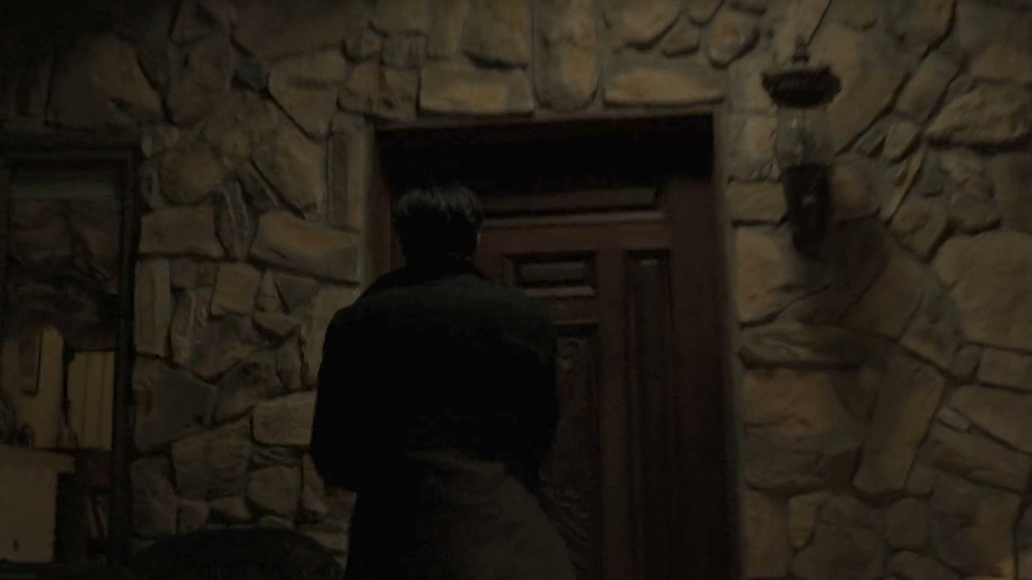 Ray Nadeem by his front door.