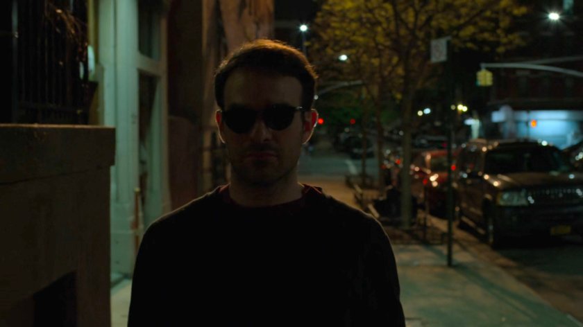 Matt on sidewalk outside Mahoney brownstone.