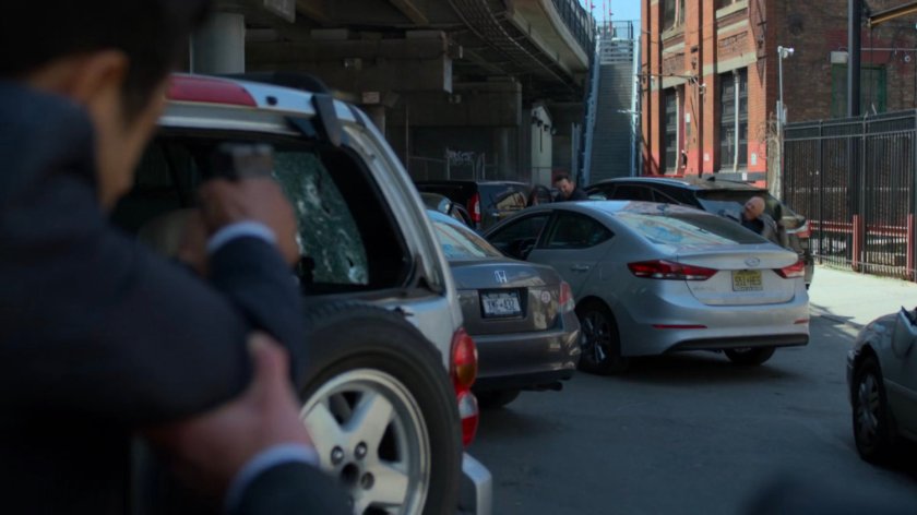 Nadeem shooting at gunmen in traffic jam.