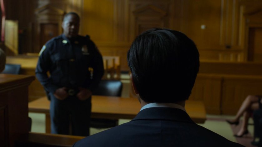 Nadeem testifies in a courtroom.