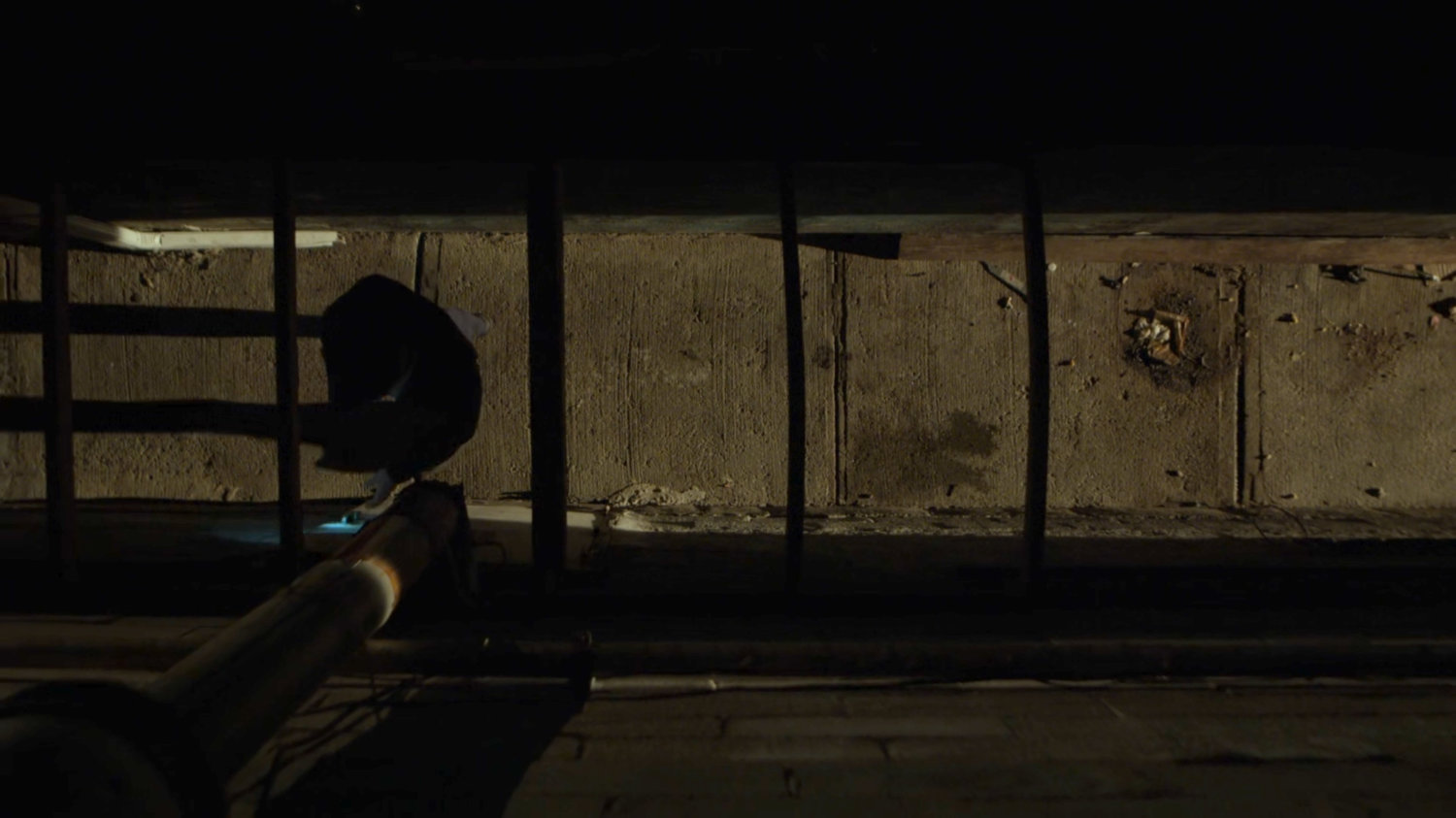 Dex walks into a dark alley off Canal Place.
