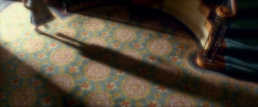 Young Elektra enters the Natchios mansion.