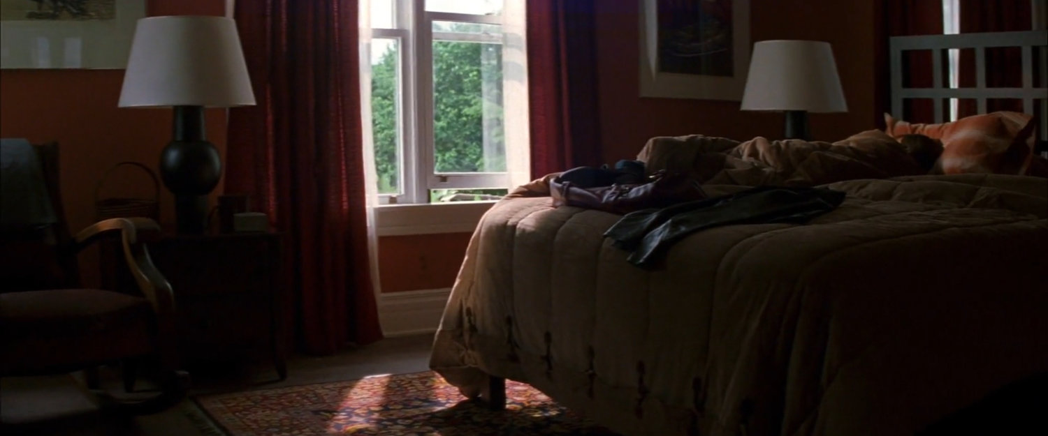 Elektra's bedroom in the McCabe farmhouse.