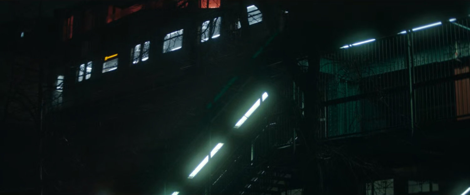 Interstitial: Subway train and elevated station.