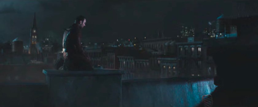 Matt sitting on the roof of Josie's bar.