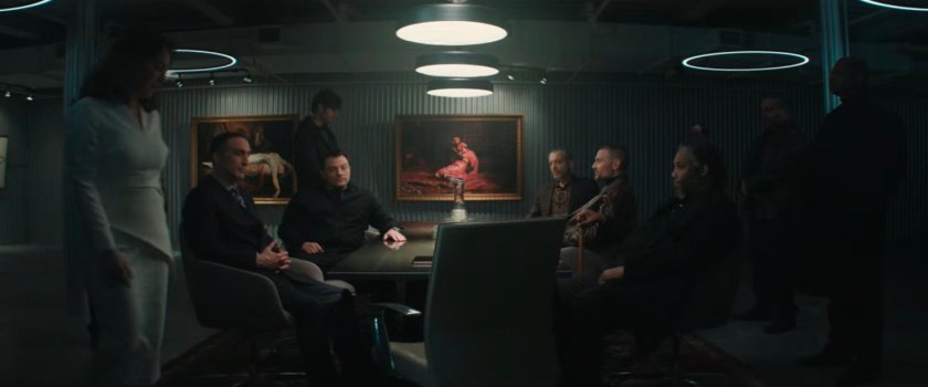 Vanessa Fisk and representatives of the Five Family's.