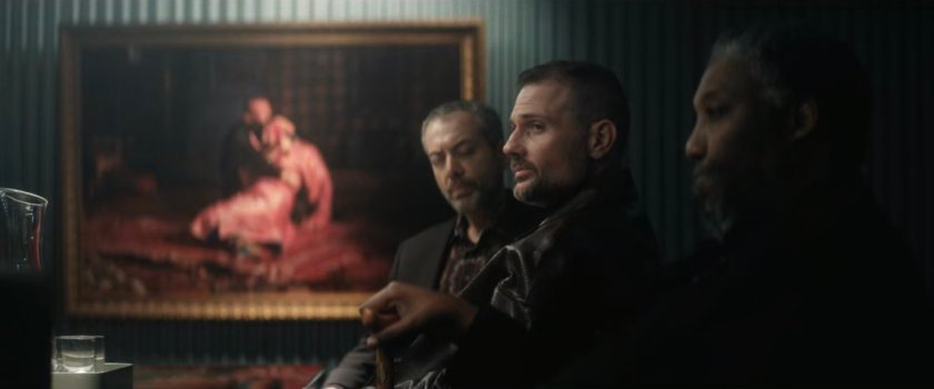 Members of New York mafia meeting with Vanessa.