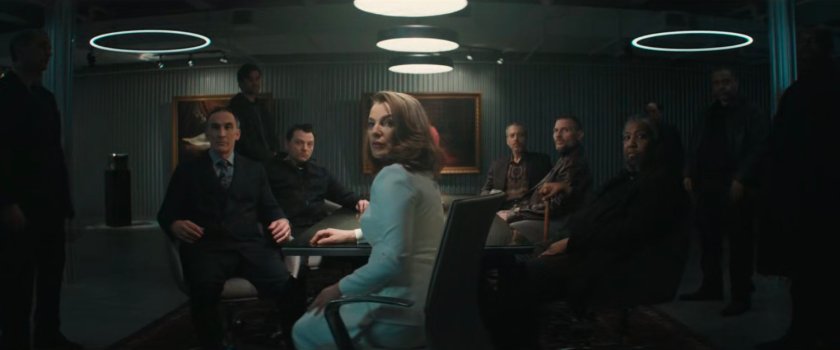 Vanessa presiding over the Five Families organization.