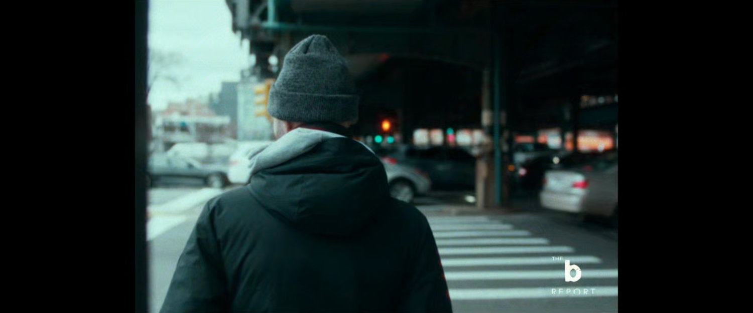 BB Report: Pedestrian in crosswalk.