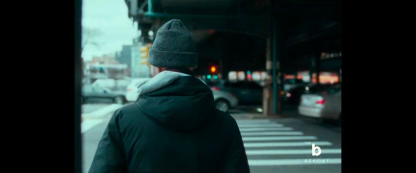 BB Report: Pedestrian in crosswalk.