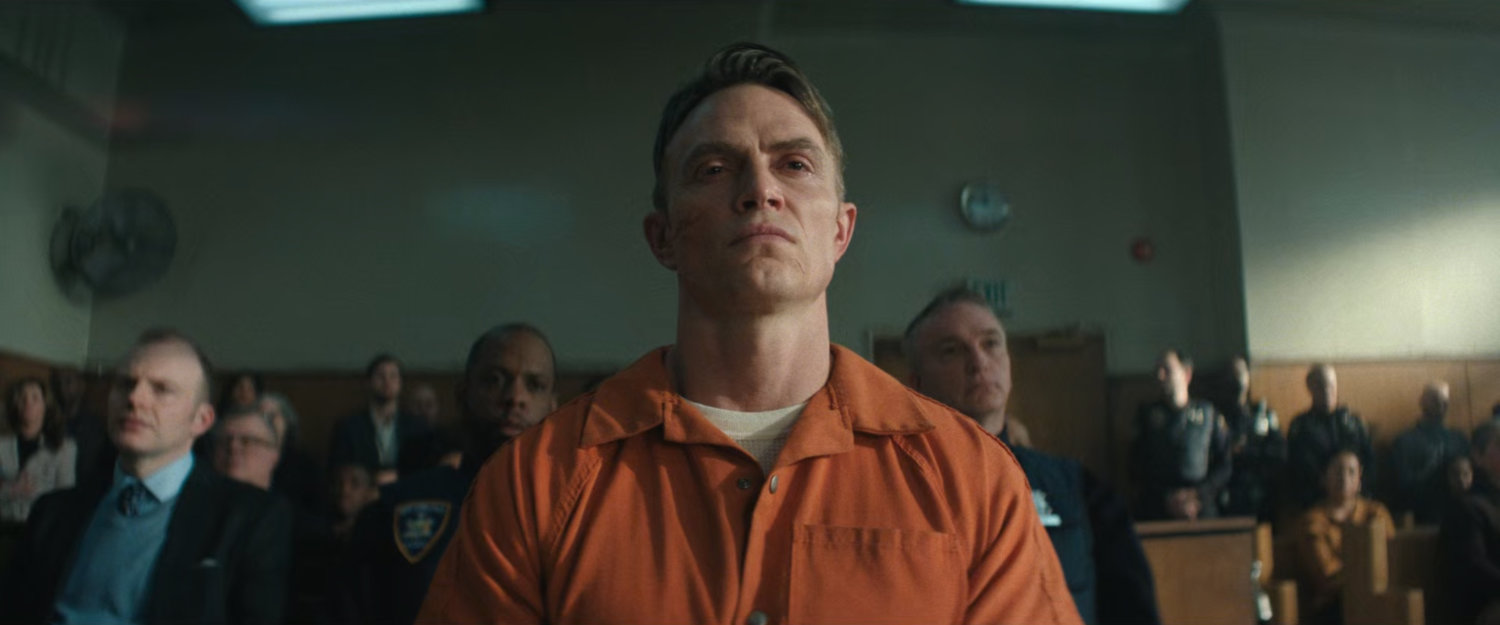 Dex in courtroom.