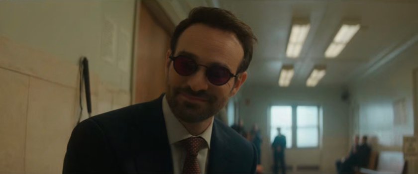 Matt sitting in the hallway outside the court.