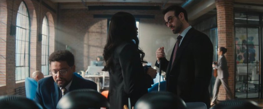 Matt and Kirsten in Murdock McDuffie office.