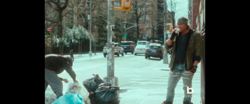 BB Report: man on street corner.