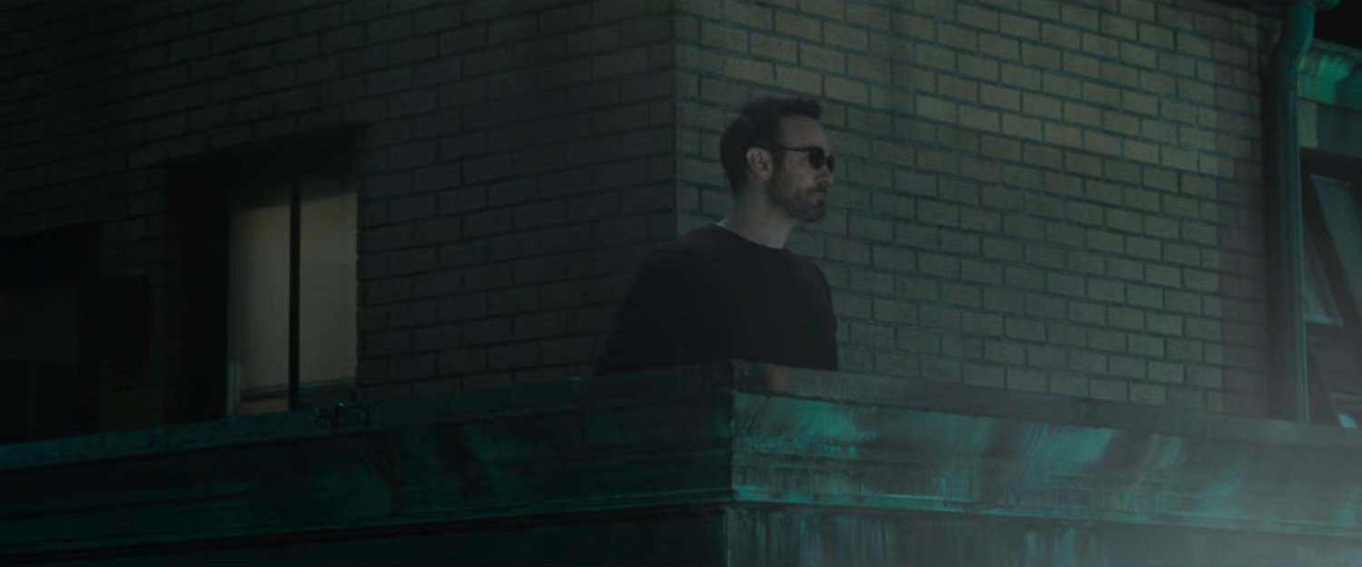Matt on his balcony.