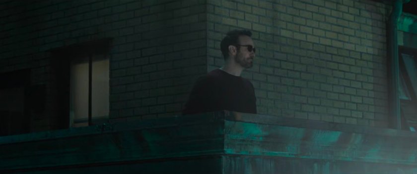 Matt on his balcony.