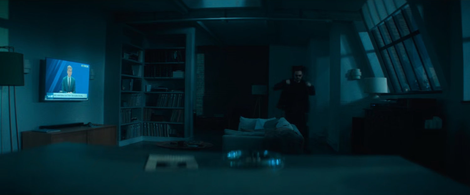 Matt in his apartment.