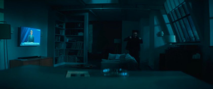 Matt in his apartment.