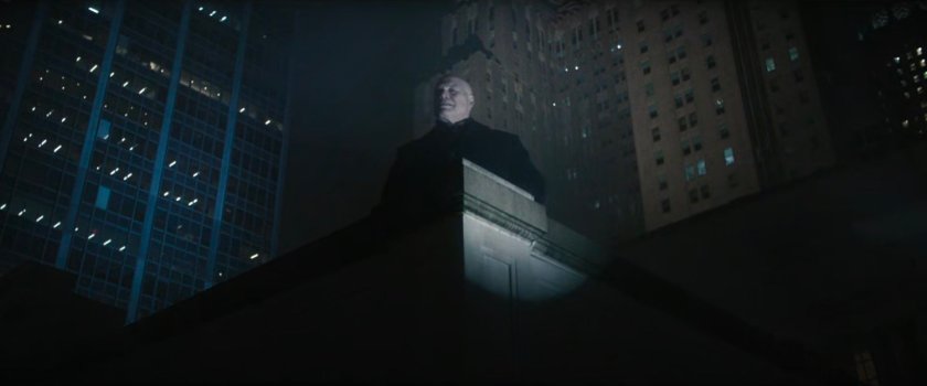 Fisk standing on the roof of his hotel.