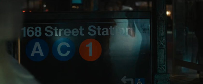 Subway entrance for the 168 Street Station.