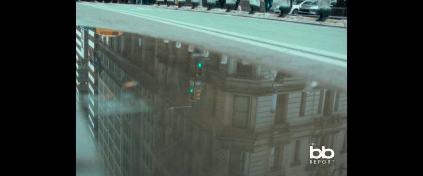 BB Report: reflection in puddle.