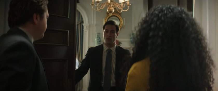 BB Urich and Daniel Blake with Buck Cashman outside the Mayor's Office in City Hall.