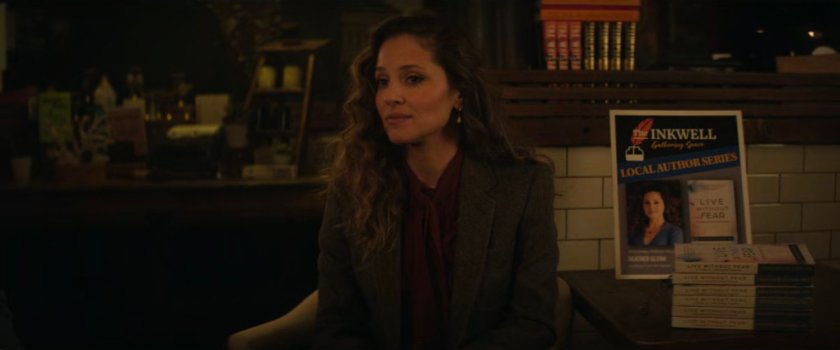 Heather Glenn giving a talk at The Inkwell bookstore.