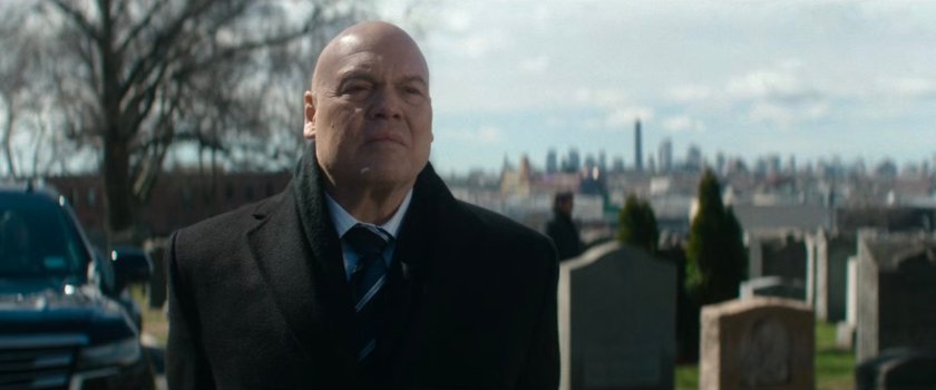 Fisk at a cemetery.