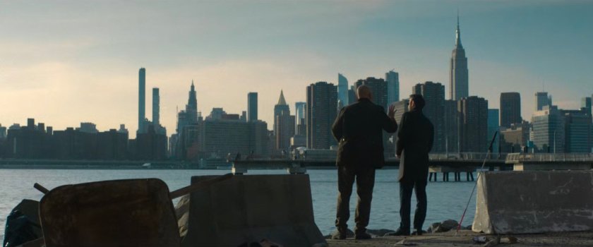 Cherry and Matt by the East River.
