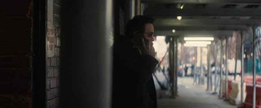 Matt across the street from Powell's apartment.
