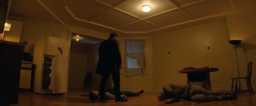 Matt in Nicky Torres' apartment.