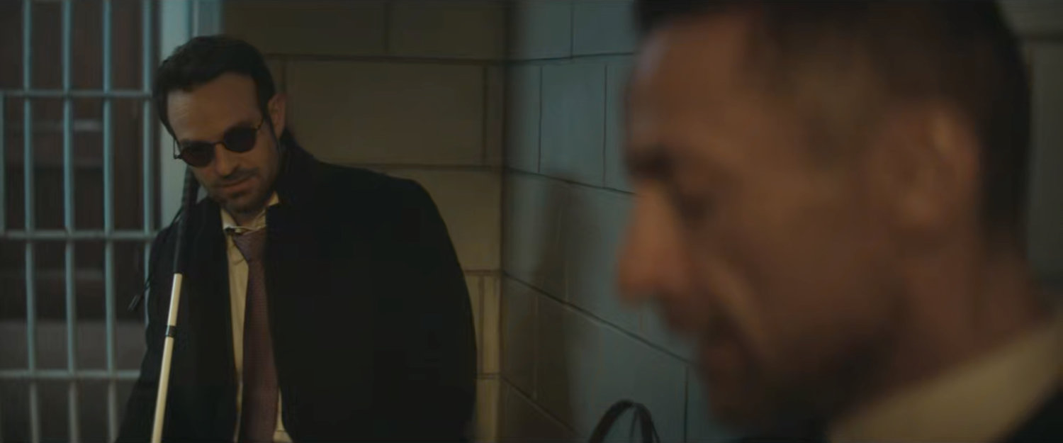 Matt in a holding cell at the courthouse with Hector.