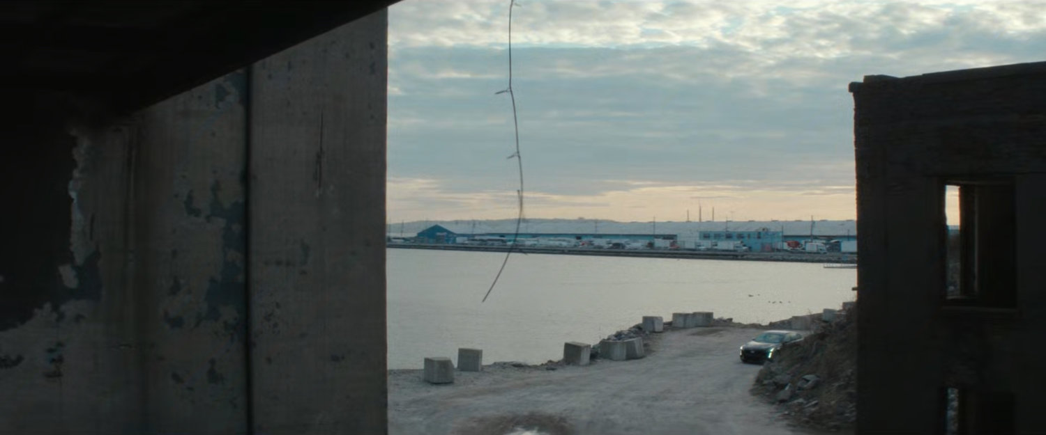 Exterior of abandoned grain terminal.