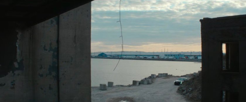Exterior of abandoned grain terminal.