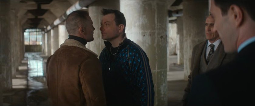 Luca, Viktor, and Carlo with Buck in abandoned grain terminal.