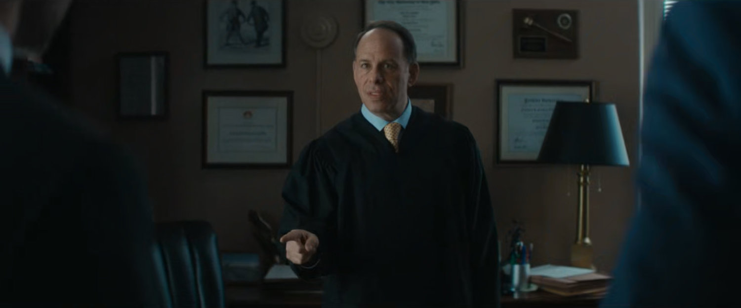 Judge Cooper in his chambers.