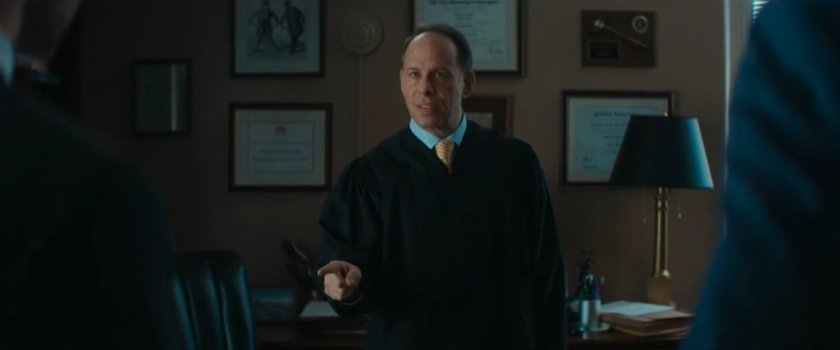 Judge Cooper in his chambers.