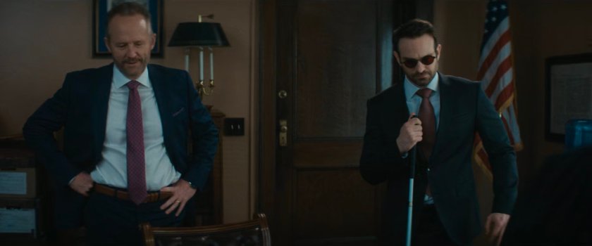 DA Hochberg and Matt in Judge Cooper's chambers.