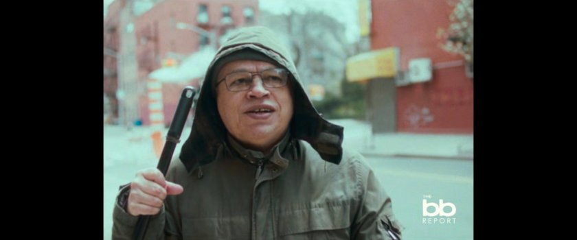 BB Report: man interviewed on sidewalk.