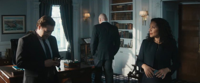 Daniel, Sheila, and Fisk in the Mayor's office.