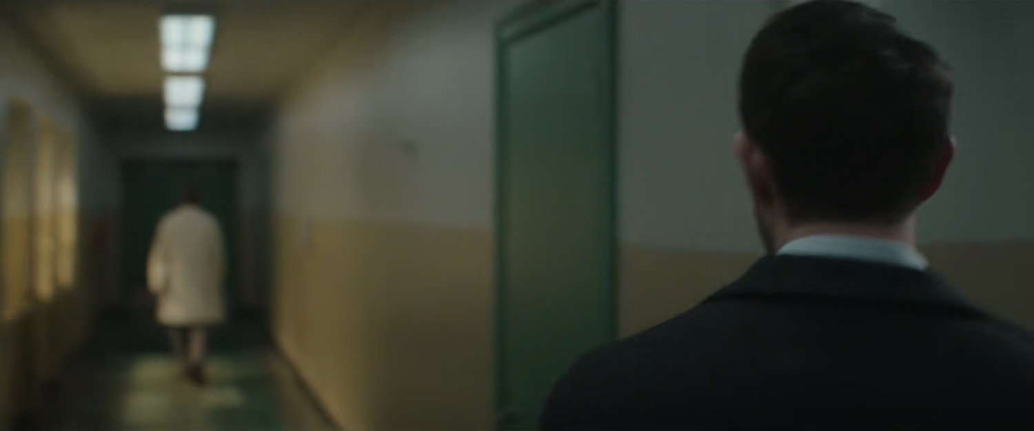 Matt at the city morgue.