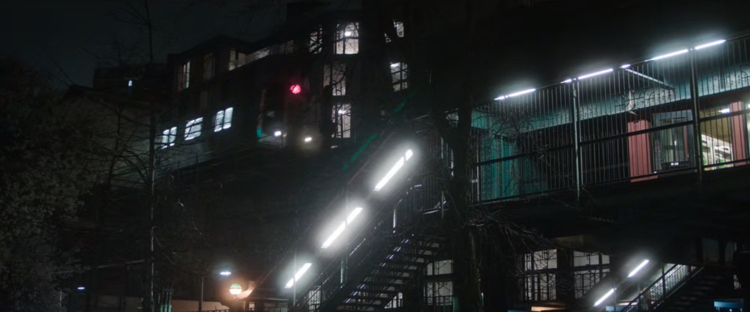 Interstitial: Subway train and elevated station.