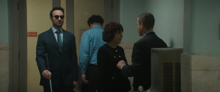 Matt in the hallway of the city court.