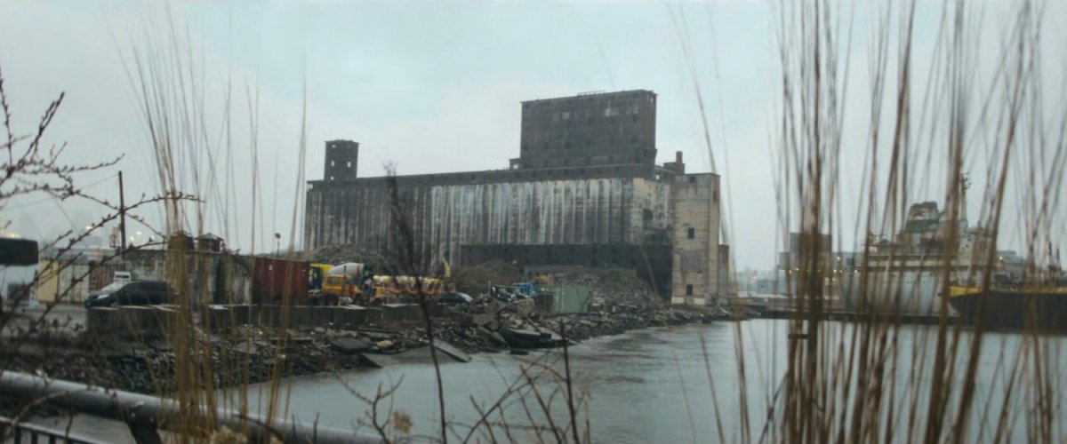 Exterior of the Red Hook port.