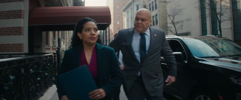 Sheila and Fisk outside Latvian Cultural Center.