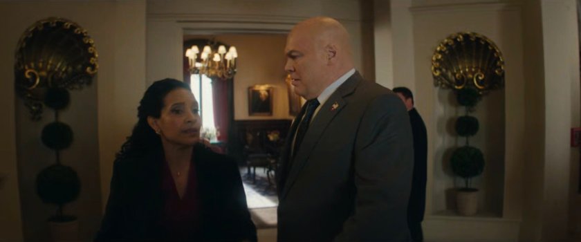 Sheila and Fisk inside Latvian Cultural Center.