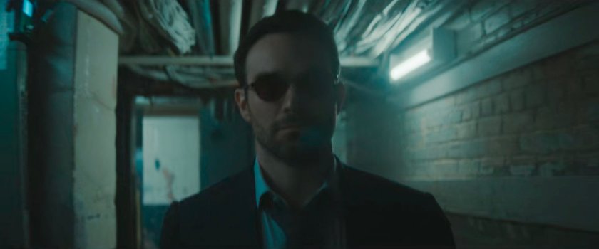Matt in basement of Punisher's hideout.