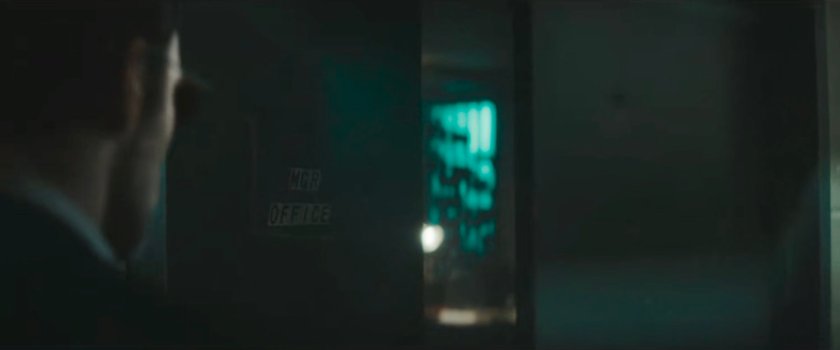 Matt in basement of Punisher's hideout, entering manager's office.