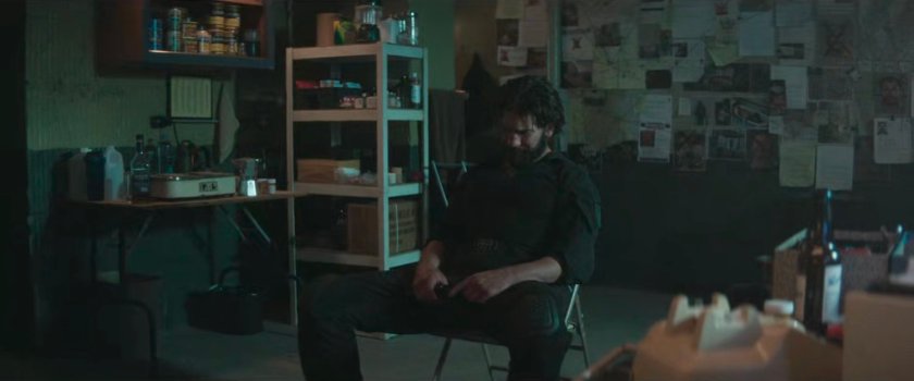 Frank in his hideout.