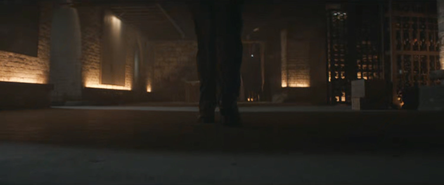 Fisk walking through his dungeon.